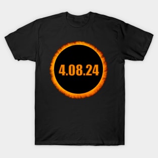 Total Solar Eclipse 2024. 4.08.24 America Totality Spring T-Shirt